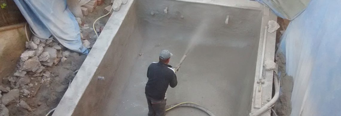 Construcció d’una piscina