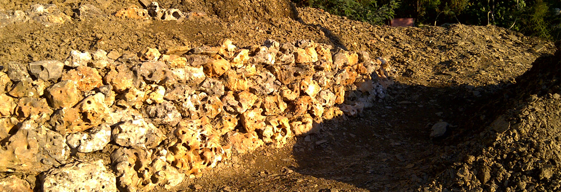 Construcció d’una Rocalla i Plantació