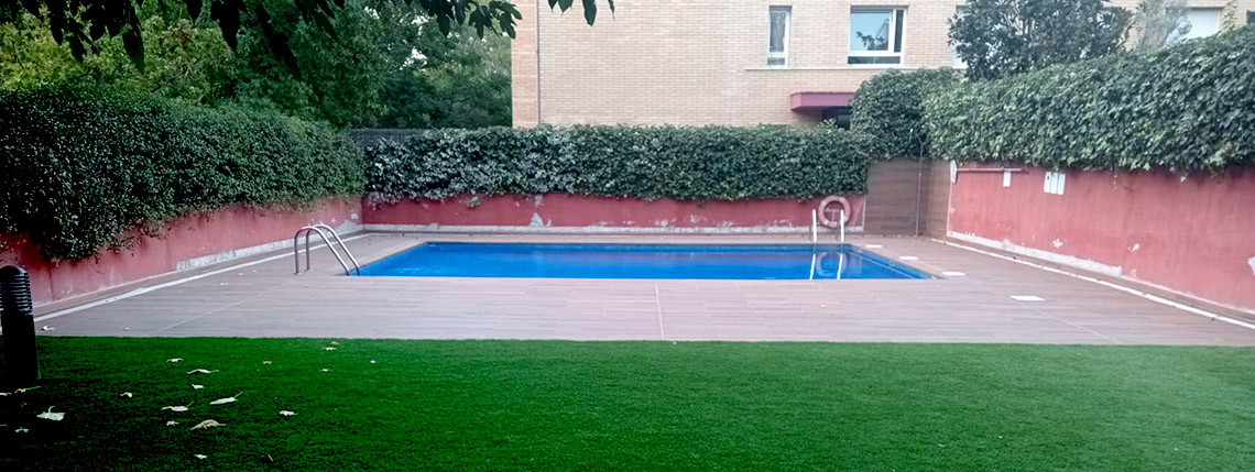 Renovació espectacular de la zona de piscina a Sant Cugat