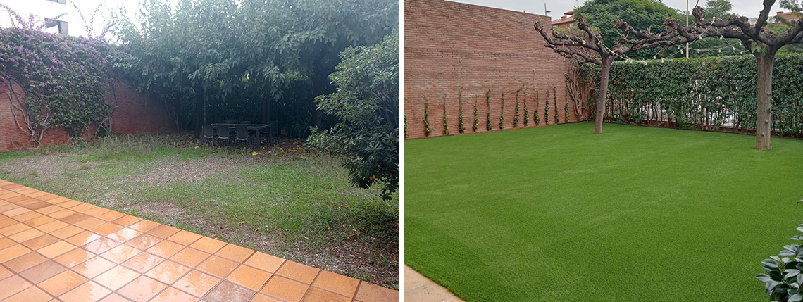 Renovació de jardí a Barcelona