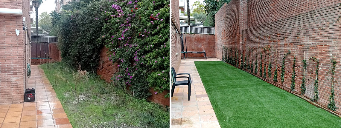 Renovació de jardí a Barcelona