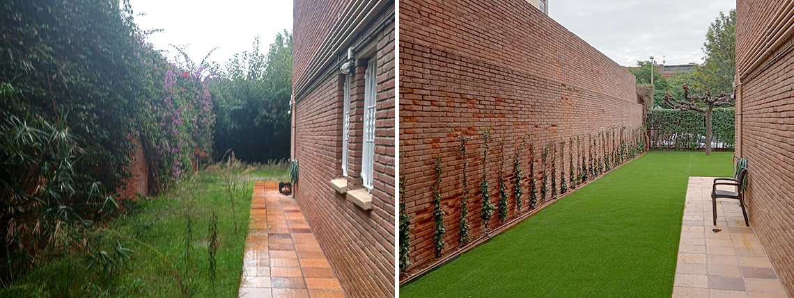Renovació de jardí a Barcelona