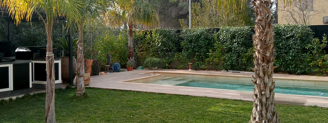 Creació de jardí en una casa de nova construcció